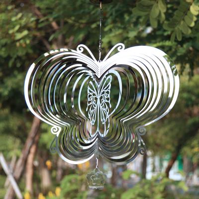 China Modern Simplicity Customized Other 53 Inch Outdoor Metal Kinetic Wind Chime And Spinner With for sale