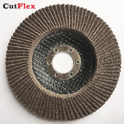 China Cutflex Polishing Fin Disc Sand Grinding Wheel Aluminum For Use Steel Oxide 4.5