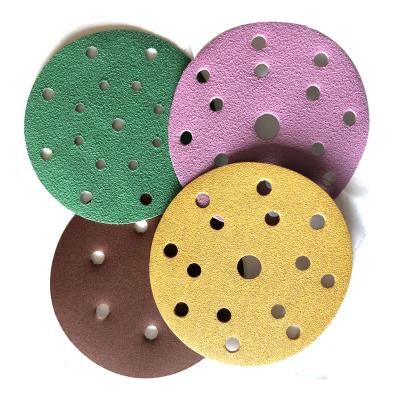 China Aluminum Oxide Hook and Loop Abrasive Disc with Velcr for sale