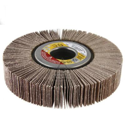 China CutFlex Grinding Wheel Flap Wheel 2020 Abrasive Flap Disc with Center Wood Abrasive Tools Abrasive Flap Wheel 150*25 for sale