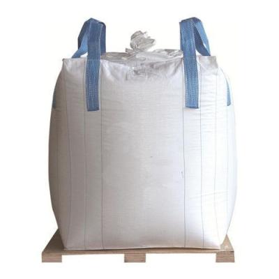 China Breathable Jumbo Bag Fleece Top Spout Bottom 4 Point Lift Handling 90/90/100cm for sale