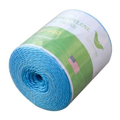 China For Agriculture Polypropylene PP Baler Twine For Agriculture Baling UV Protection With High Strength for sale