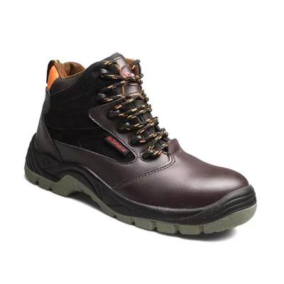 China Fashion Steel Toe Mid Toe Cut PU Quality Sole Work Safety Shoes for sale