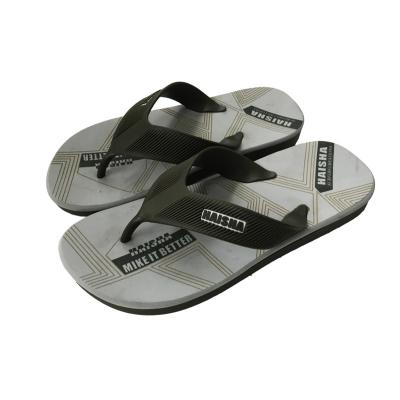 China New Design Wear-resistant PVC Flip Flops Men Summer Beach Cheap Slipper for sale