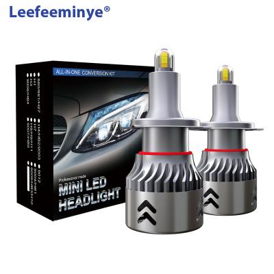 China 1 Pair 100W 8-Side Auto Car LED Headlight H1 H7 9005 HB3 H10 9006 HB4 H8 H9 H11 18000LM 18000LM Auto Bulbs Lamps H1 H7 9005 HB3 H10 9006 HB4 H8 H9 H11 for sale