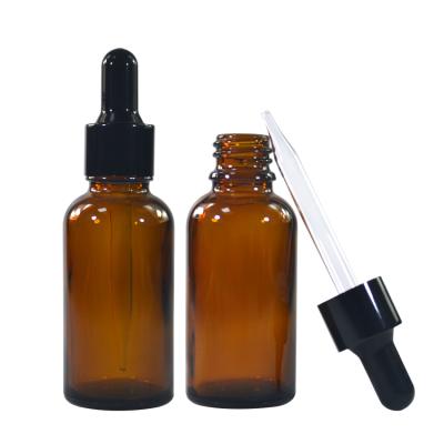 China 5ml 10ml 30ml 50ml 100ml Multifunctional Clear Essential Oil Dropper Amber Green Blue Glass Bottle With Aluminum Cap for sale