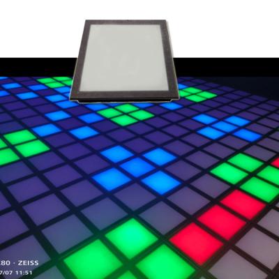 China Theme Park Game Floor Led 30x30cm Dance Floor Mats Pads Game Room for sale