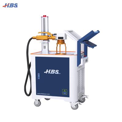 China Laser Engraving HBS 20w Fiber Laser Marking Machine /portable handheld laser engraving machine for meta hbs-gq-20c for sale