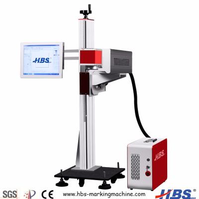 China Laser Marking HBS Laser 15W 30W 55W CO2 Laser Marking Machine For Bottles Online Production for sale