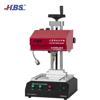 China Pneumatic metal materials hign end table series point breakdown nameplate making machine with CE certificates for sale