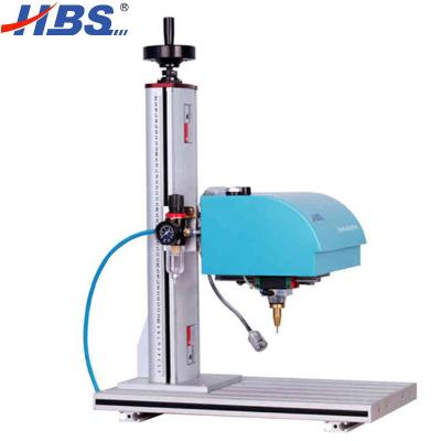 China Metal Materials CNC Dot Peen Marking Machine Pneumatic For Nameplate Metal Serial Numbers Engraving Benchtop Design for sale