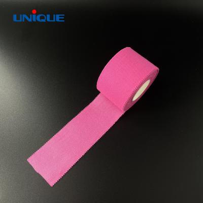 China Cotton Rayon Zinc Oxide Bandage Vet Wrap Athletic Sports Rigid Strapping Tape for sale