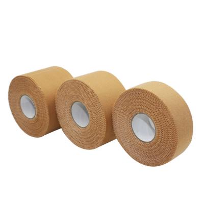 China Zinc Oxide Latex Tape Free Medical Hypoallergenic Cotton Rigid Athletic Sports Sports Tying Tape for sale