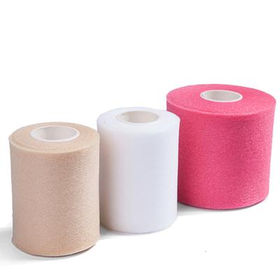 China Used under adhesive tapes to help prevent irritation non-adhesive breathable porous foam wrap foam tape from irritation pre for sale