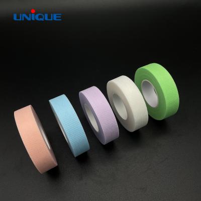 China Soft Wholesale Medical Breathable Nonwoven Transparent Eyelash Extension Tape Colored for sale