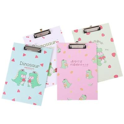 China Premium Quality A4 Office School Cute Dinosaur Stationery Paper Clip Folders for sale