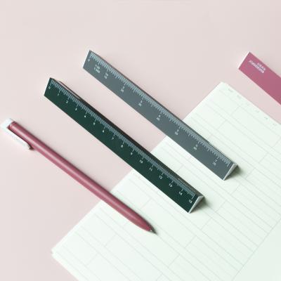 China Gifts 15CM Student Two Scale Second Generation Pen Ruler Straight Ruler for sale