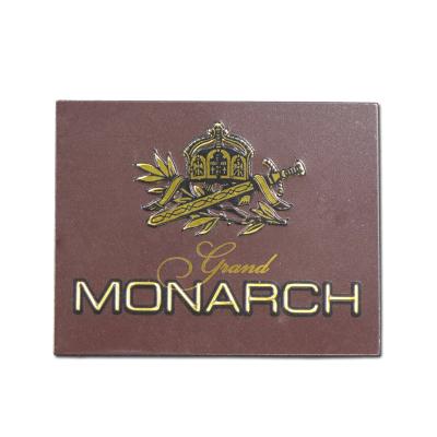 China Custom Europe 3D Logo Printing Nameplate Metal Decal Aluminum Text Embossed Nameplate With 3M Self Adhesive for sale