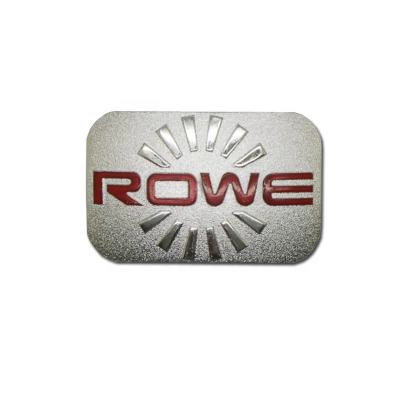 China Europe 3d Metal Logo Embossed Aluminum Nameplate Aluminum Brusher for sale