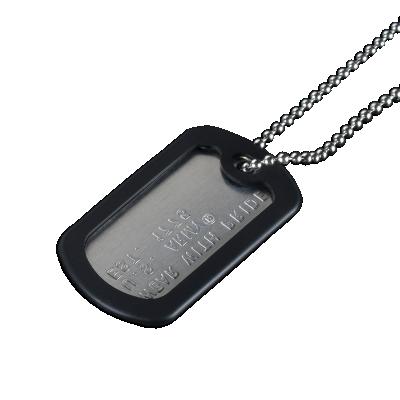 China Europe Factory Custom Double Side Printed Stainless Steel Tag Unique Metal Military Dog Tags For Sale for sale