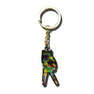 China Europe Key Chain China Supplier Custom Shape Souvenir Made Enamel Metal Key Chain for sale