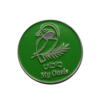 China Europe Custom Metal Pin Emblem Zinc Alloy Badge Embossed Logo Pin Badge for sale