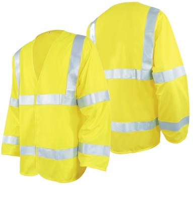 China ENISO 14116 Flame Retardant Hi-strength Safety Vest Long Sleeves Personal Protective Equipment for sale