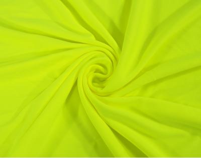 China High Visibility EN20471 Fluorescent Knitted 100% Polyester Double Sided Jersey Knit Fabric Wicking for sale