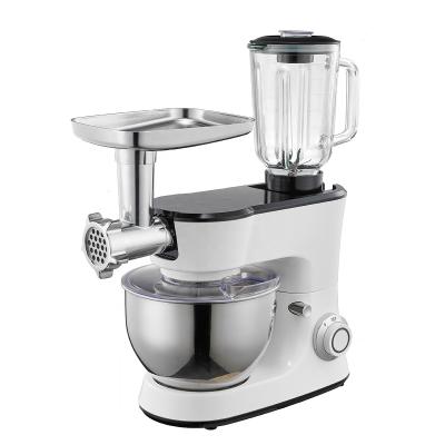 China Hot Selling Mixer Multifunctional Design 1000W 5L Food Processor Kitchen Machine Dough Holder Tilt Head for sale