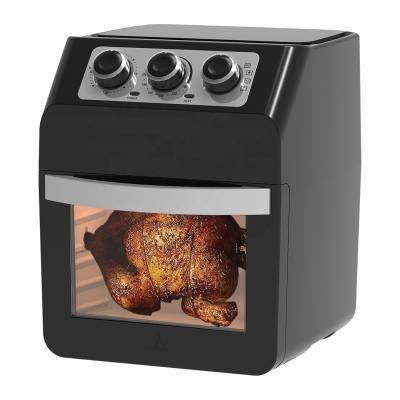 China Household 12L Multifunctional Mechanical Knob Convection Rotisserie Non-Oil Dehydrator Bake Reheat Toaster Oven Electric Air Fryer Oven for sale