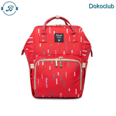 China 100% 100% Eco-Friendly 2020 Multi-Function Eco-Friendly Diaper Bag Diaper Bag Backpack Diaper Bag Mum Manufacturer Bags Able To Carry Bottle for sale