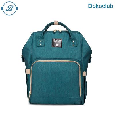 China 100% 100% Eco-Friendly New Design Multifunctional Baby Mums Diaper Bags Eco-Friendly for sale