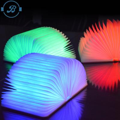 China 2020 New Room Style Folding Shape Magnetic LED Lamp Innovative LED Book Light With Outdoor for sale