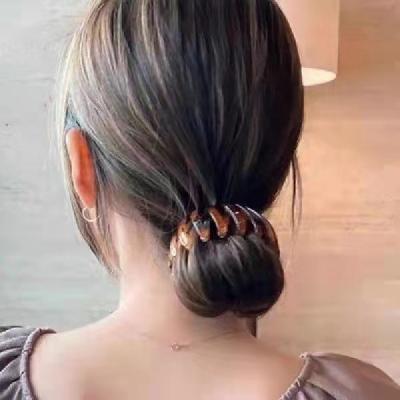 China Birds Nest Hair For Clipping Hair Lazy Ring Bird Ball Nest Ball Nest Retractable High Ponytail Hair Pin Korean Female Hair Accessories for sale