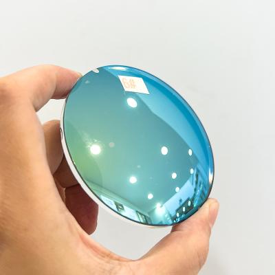 China CR39 1.499 Single Vision MIRROR Flash Sunglass Tinted Coating Lenses Sunlens UC HC HMC for sale