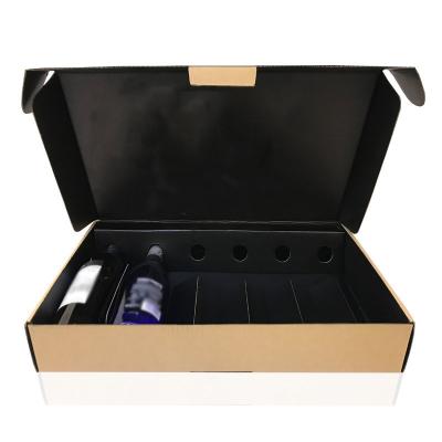 China PMC Magnetic Cardboard Empty Perfume Boxes EPE Insert Velvet Insert for sale