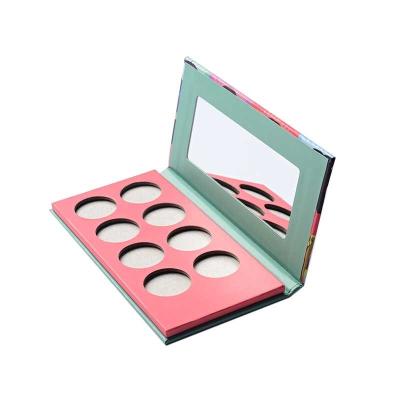 China 8 Color Large Magnetic Empty Eyeshadow Palette OEM ODM for sale