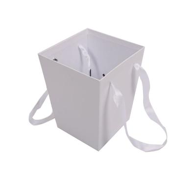 China PDF CDR AI Square Cardboard Flower Boxes EVA Insert With Handle for sale