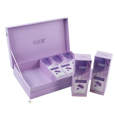 China Oligopeptide Skin Care Cosmetic Gift Box Packaging Pantone Color for sale