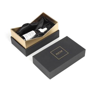 China CMYK Black Essential Oil Cardboard Box With Lid 2.5mm for sale