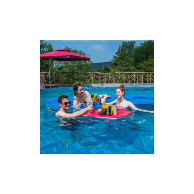 China New Type Xpe Bargain Price Floating Swimming Floating Poolside Table for sale