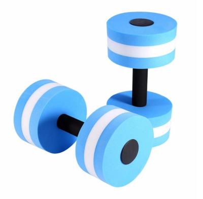 China High Buoyancy Eva-Foam Dumbbell Set Water Weight Swimming Pool Fitness Water Exercise Soft Water Dumbbell for sale