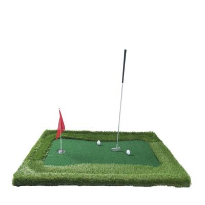 China Promotional Good Quality UNDETERMINED Medium Floating Green Golf Hitting Mat Training for sale