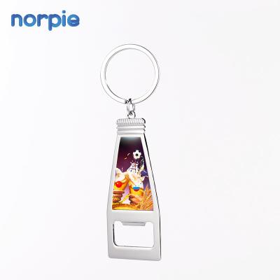 China Durable Metal Open Custom Portable Beer Norpie Bottle Empty Beer Bottle Opener Keychains for sale