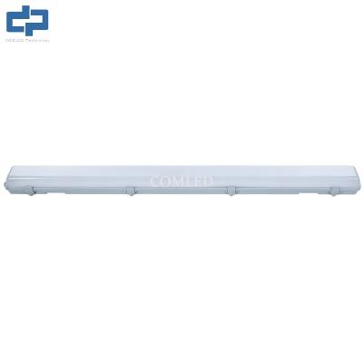 China 40-44W IK08 Rating Weatherproof LED Batten Luminaires Emergency for sale