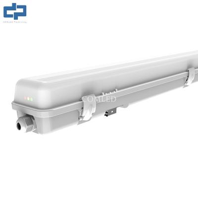 China IP65 600mm Led Batten Light 3 Color Changeable Emergency 20w LED Batten Light for sale