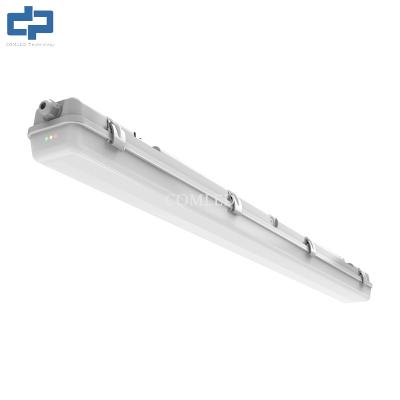 China Sensor Dimmable Weerbestendige Batten Light 5FT IP65 waterdichte rating Linkable Installeer Te koop