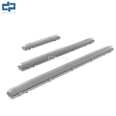 China 4foot LED Indoor Ceiling Batten Lights Surface Mounted With Emergency Function for sale