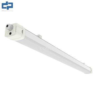 China 2FT LED Linear Light Fittings 18W Warehouse Linkable Linear Led Light Fixtures Milky Diffuser for sale