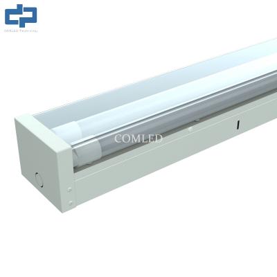 China 2ft T8 Fixture With Emergency Backup 6000K Single Tube T8 Led Light Tube 9w 18w for sale